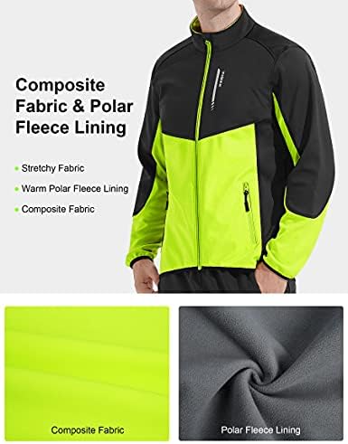 Vue 2 de Veste Cyclisme Homme Hiver