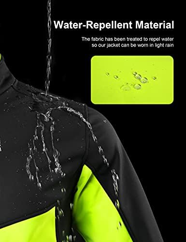 Vue 3 de Veste Cyclisme Homme Hiver
