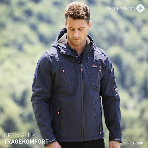 Vue 5 de Niesen Veste Softshell Pour