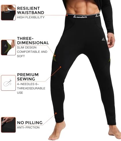 Vue 3 de Sousvetements Thermiques Hommes Sousvetements