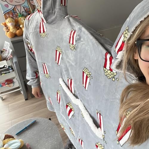 Vue 4 de Pyjama Double En Flanelle