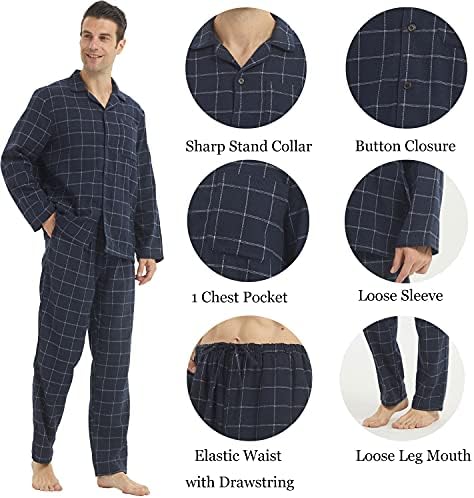 Vue 5 de Pyjama Homme Hiver Chaud