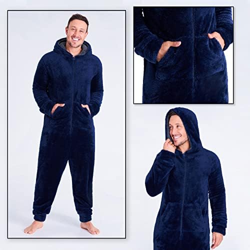 Vue 5 de Combinaison Pyjama Homme Grenouillere