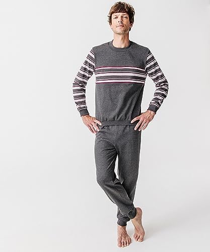 Vue 2 de Pyjama Thermolactyl En Molleton