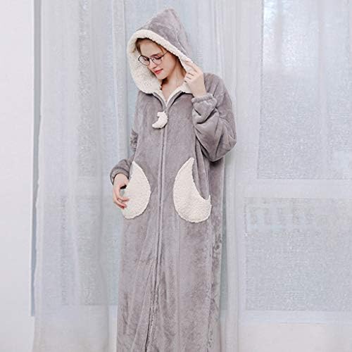 Vue 2 de Peignoir Femme Polaire