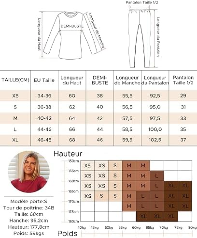 Vue 6 de Sous Vetement Thermique Femme