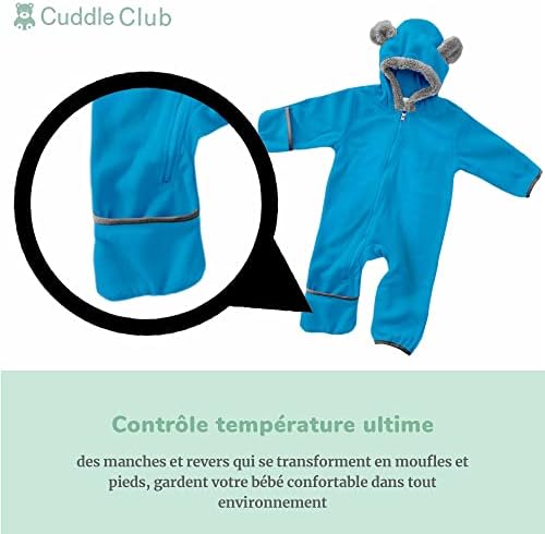 Vue 2 de Surpyjama En Polaire Bebe