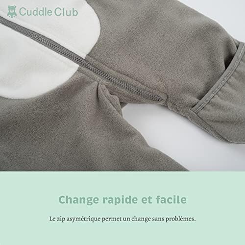 Vue 4 de Surpyjama En Polaire Bebe