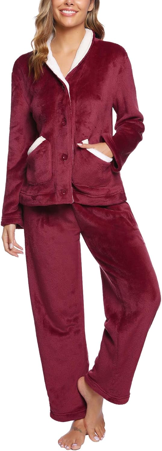 Pyjama Hiver Chaud Femme
