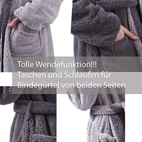Vue 3 de Peignoir Sherpa Wende Pour