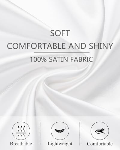 Vue 4 de Peignoir Satin Femme Robes
