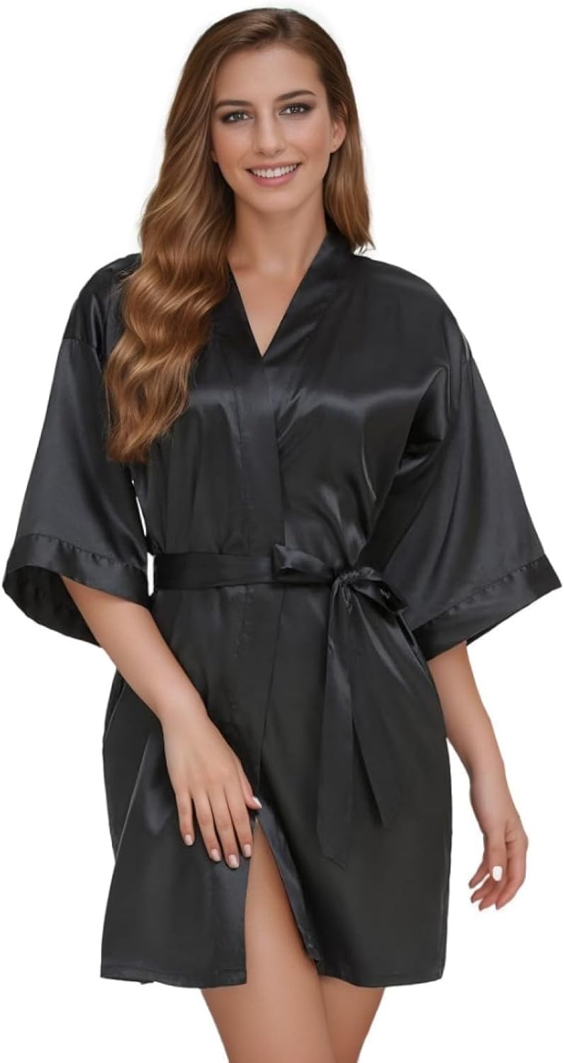 Kimono Femme Satin Mariage