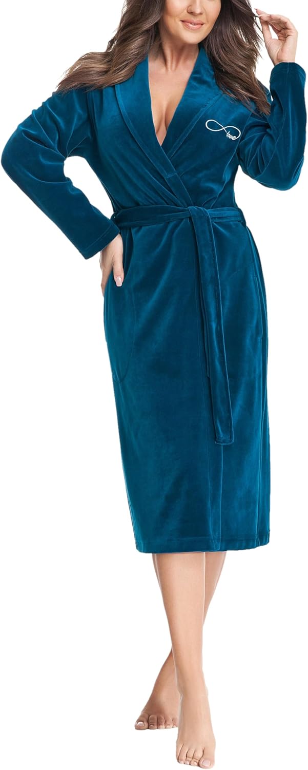 Peignoir En Velours Pour