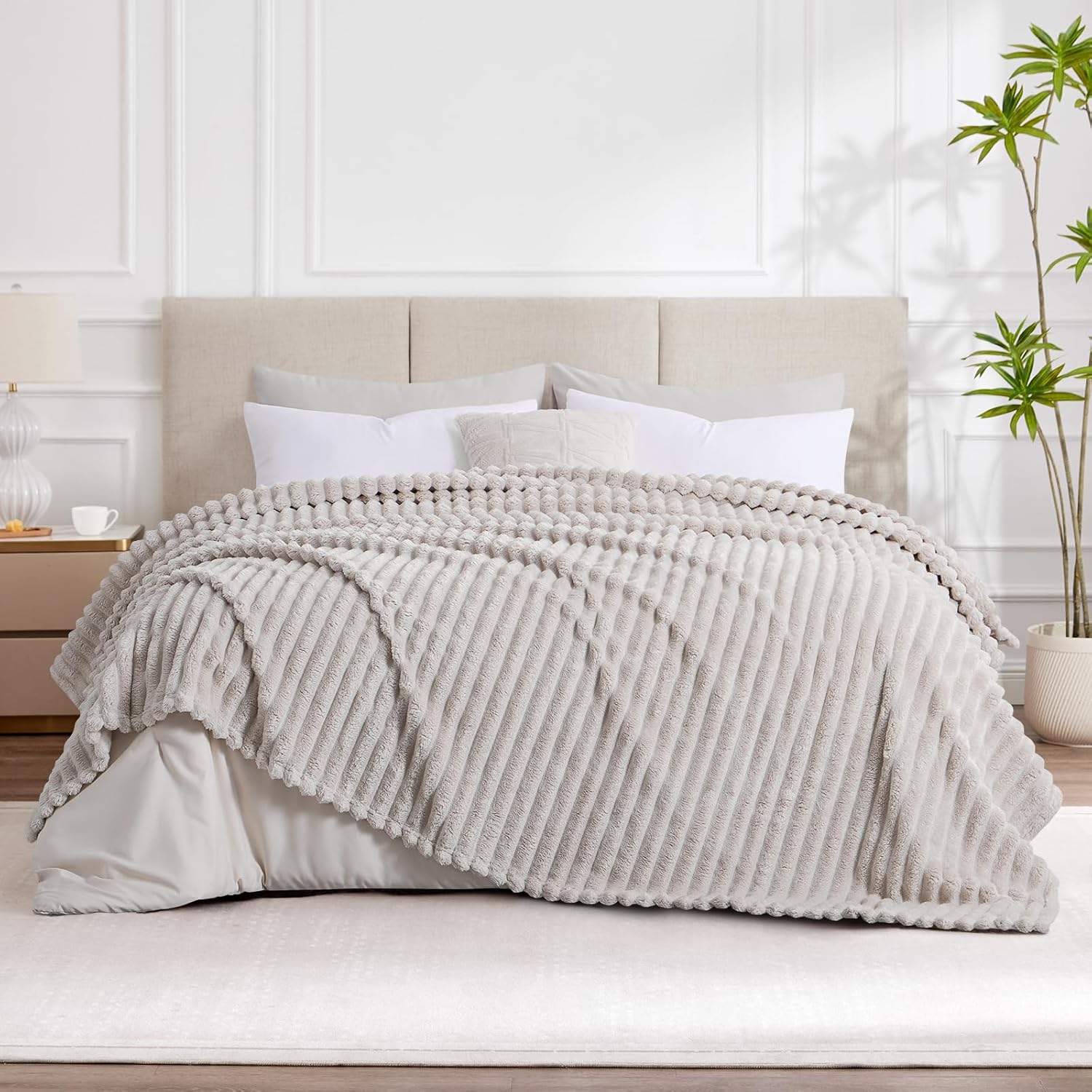 Ruikasi Plaid Polaire Canape