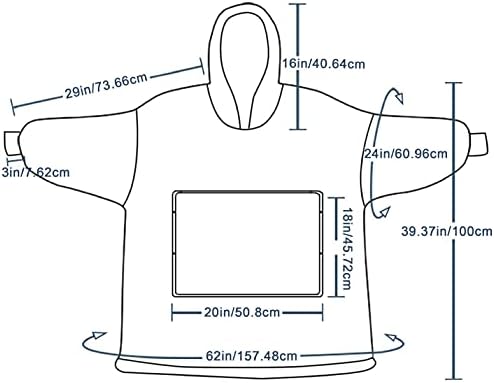 Vue 5 de Sherpa Robe Couverture Chaud