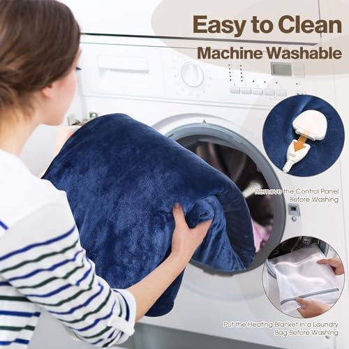 Vue 5 de Oneamg Couverture Chauffante Flanelle