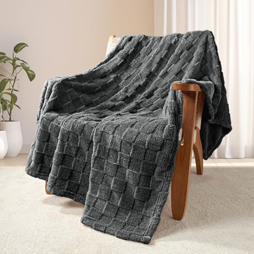 Vue 2 de Exclusivo Mezcla Plaid Couverture