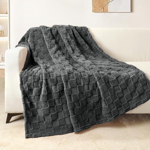 Vue 4 de Exclusivo Mezcla Plaid Couverture
