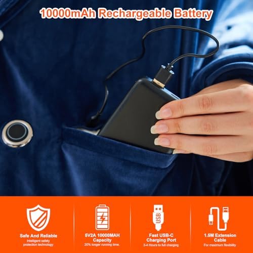 Vue 7 de Shenyini Couverture Chauffante Usb