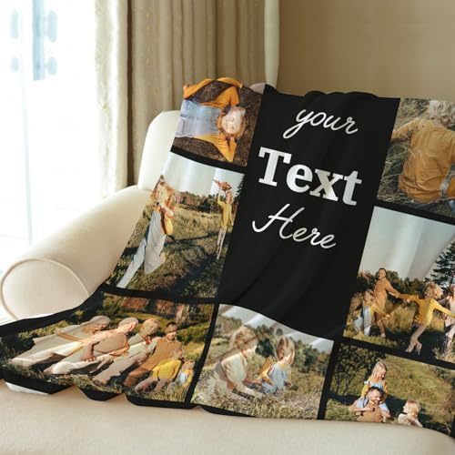 Vue 2 de Fikcik Plaid Personnalise Couverture