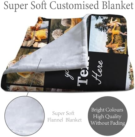 Vue 5 de Fikcik Plaid Personnalise Couverture