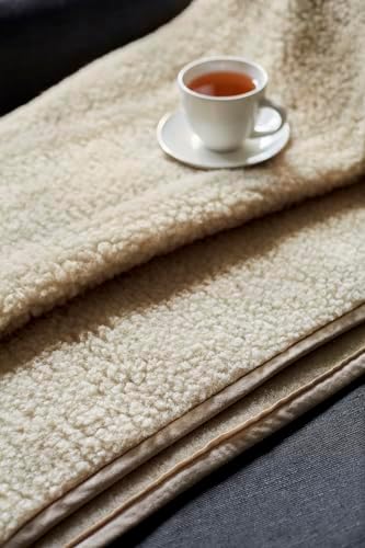 Vue 2 de Merinos Couvertureplaid Laine Merinos