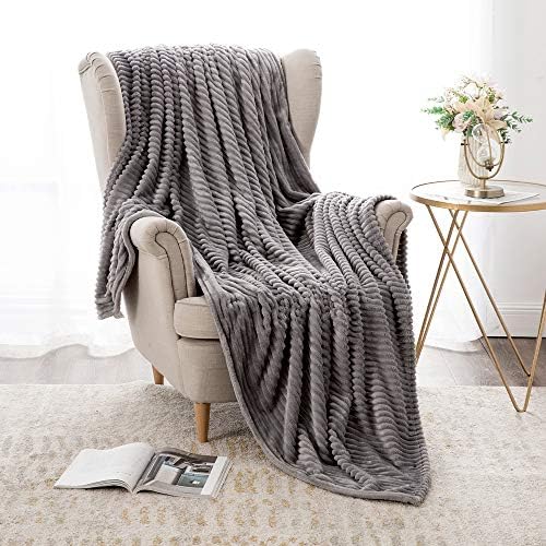 Vue 2 de Miulee Couverture Plaid Flanelle