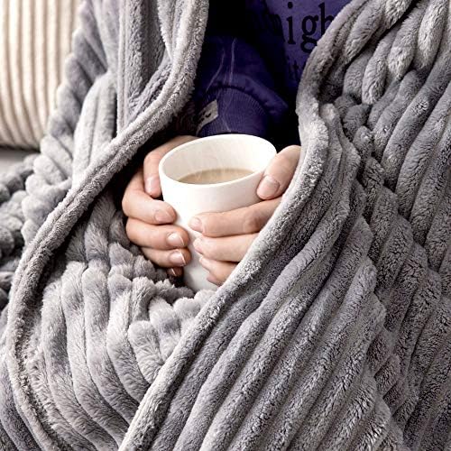 Vue 5 de Miulee Couverture Plaid Flanelle