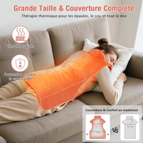 Vue 2 de Mycarbon Coussin Chauffant Electrique