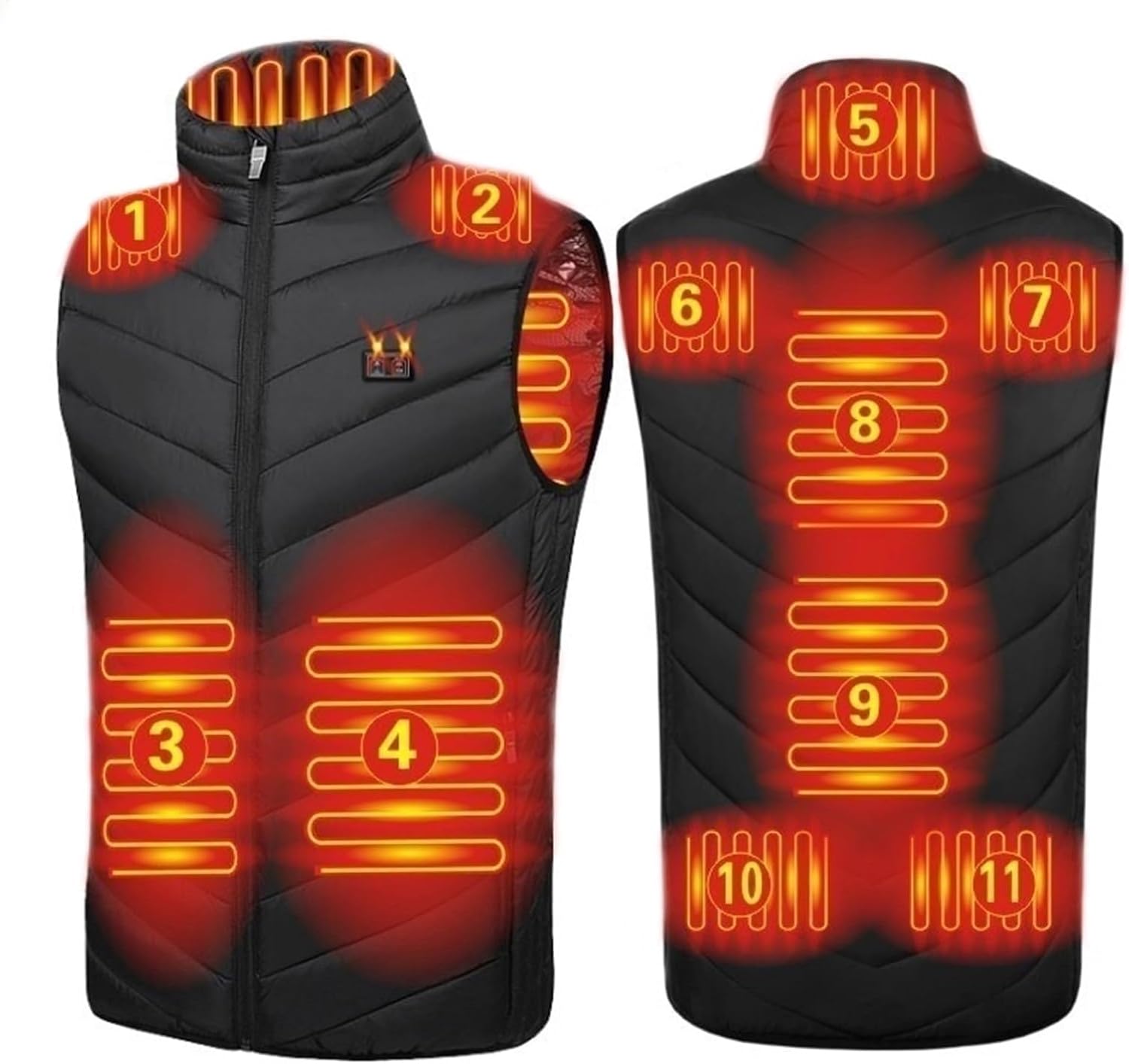 Gilet Chauffant Electrique Unisexe