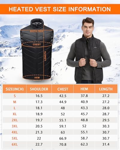 Vue 7 de Gilet Chauffant Electrique Unisexe