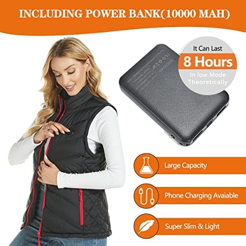 Vue 3 de Gilet Chauffant Pour Femme
