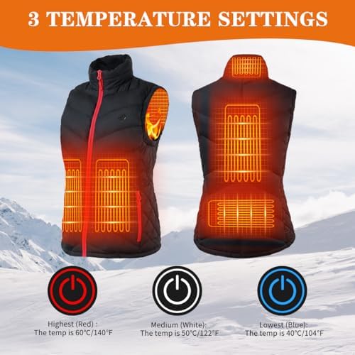 Vue 5 de Gilet Chauffant Pour Femme