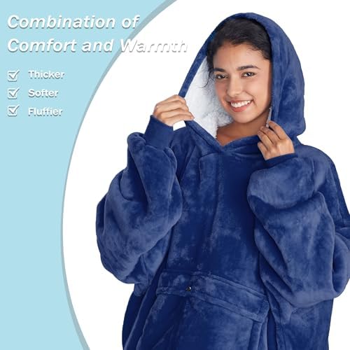 Vue 5 de Couverture Capuche Sweatshirt
