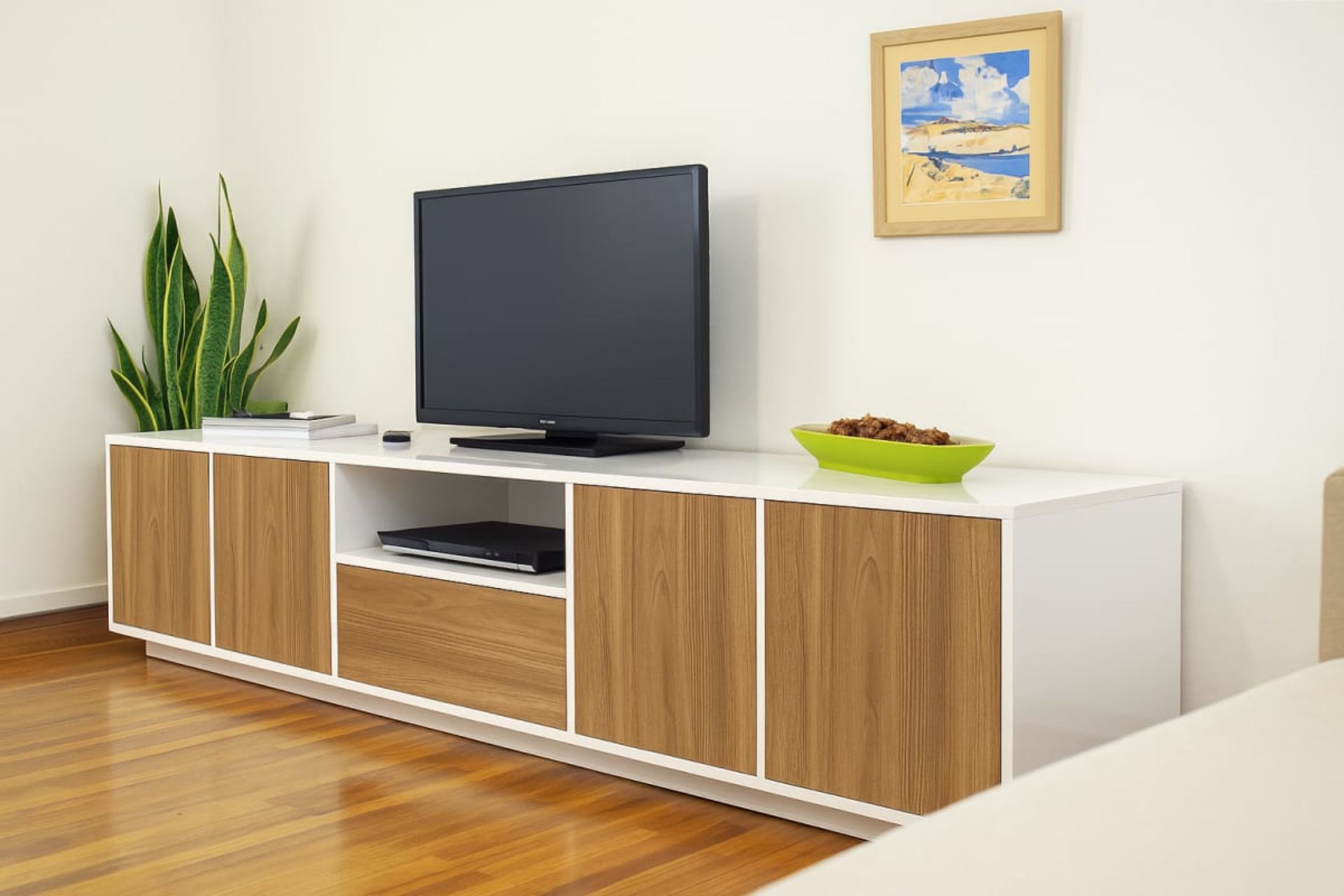 Banc TV - Mobilier artisanal Ebène Madagascar