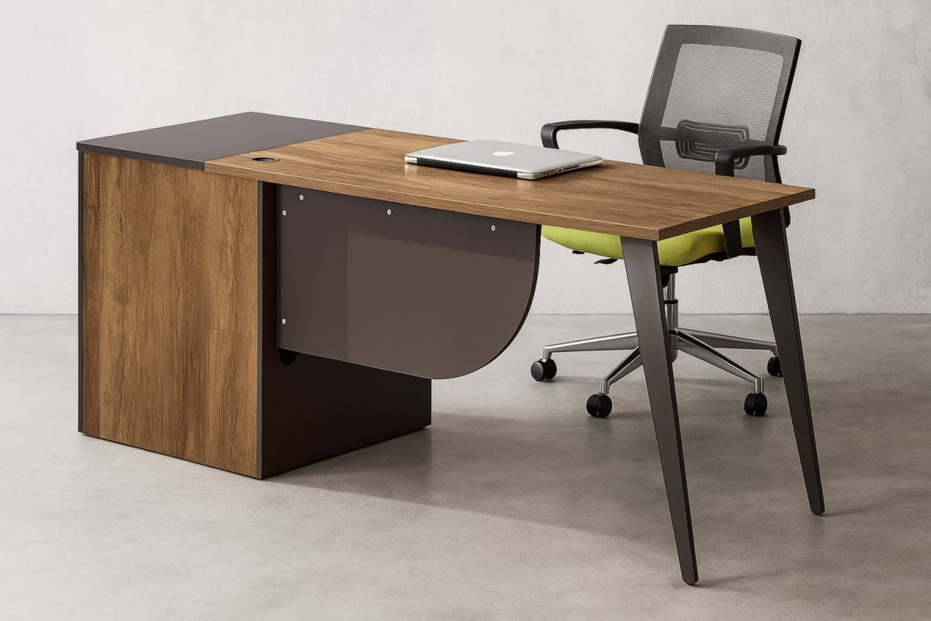Bureau Exécutif Moderne - Mobilier artisanal Ebène Madagascar