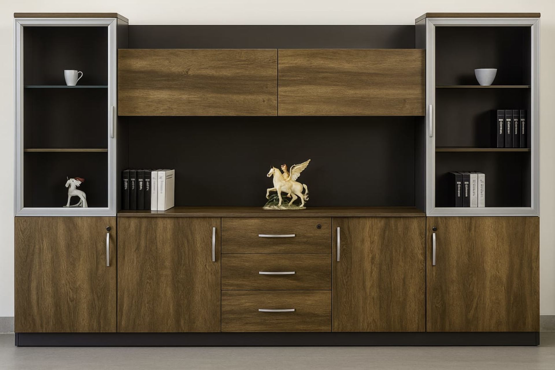 Armoire de Bureau Executive - Mobilier artisanal Ebène Madagascar