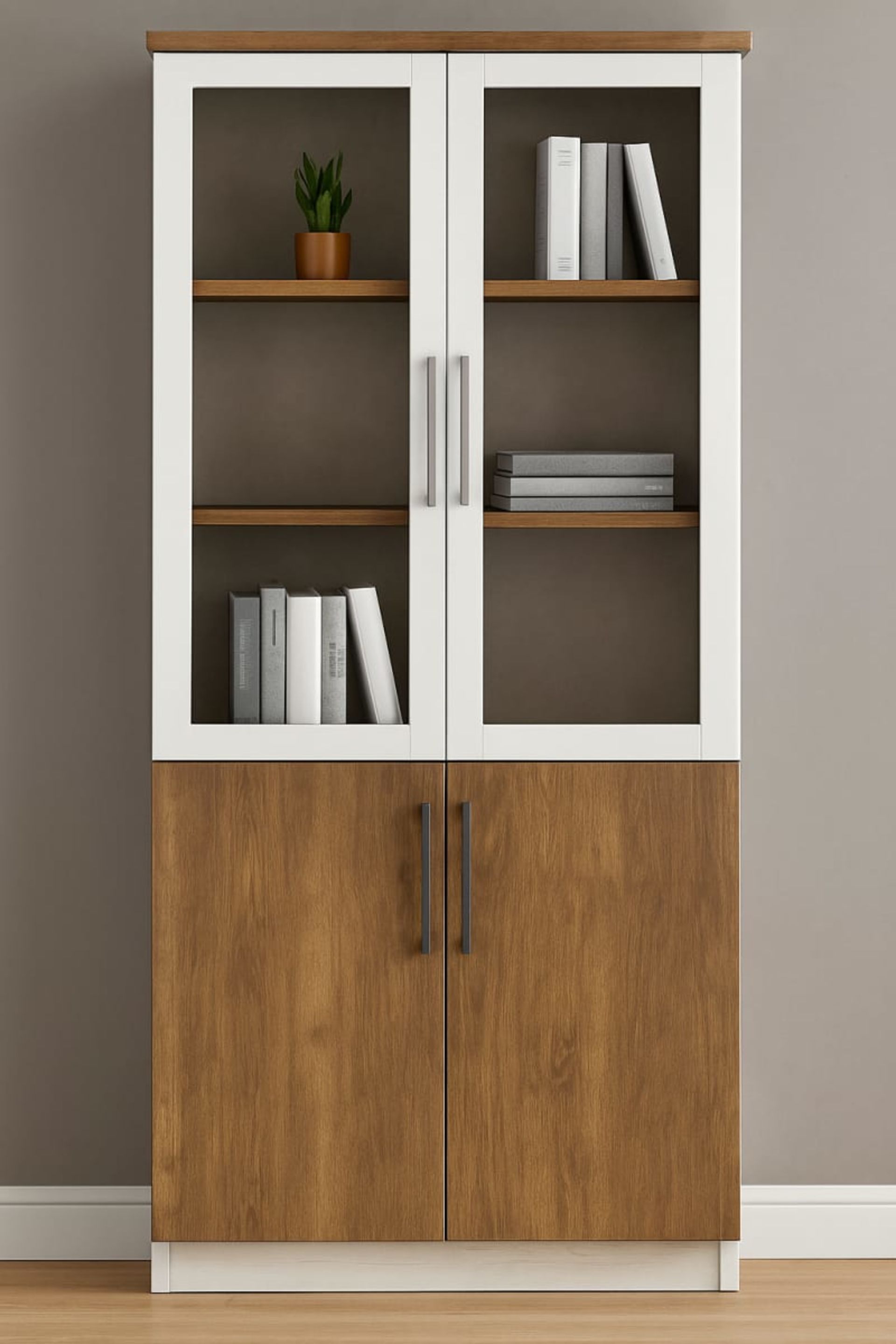 Bibliothèque Vitrée Contemporaine - Mobilier artisanal Ebène Madagascar