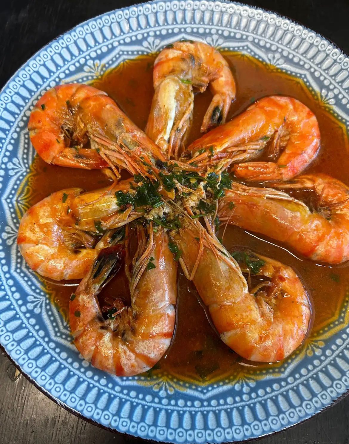 Gambas ao Estilo 'Terraço'