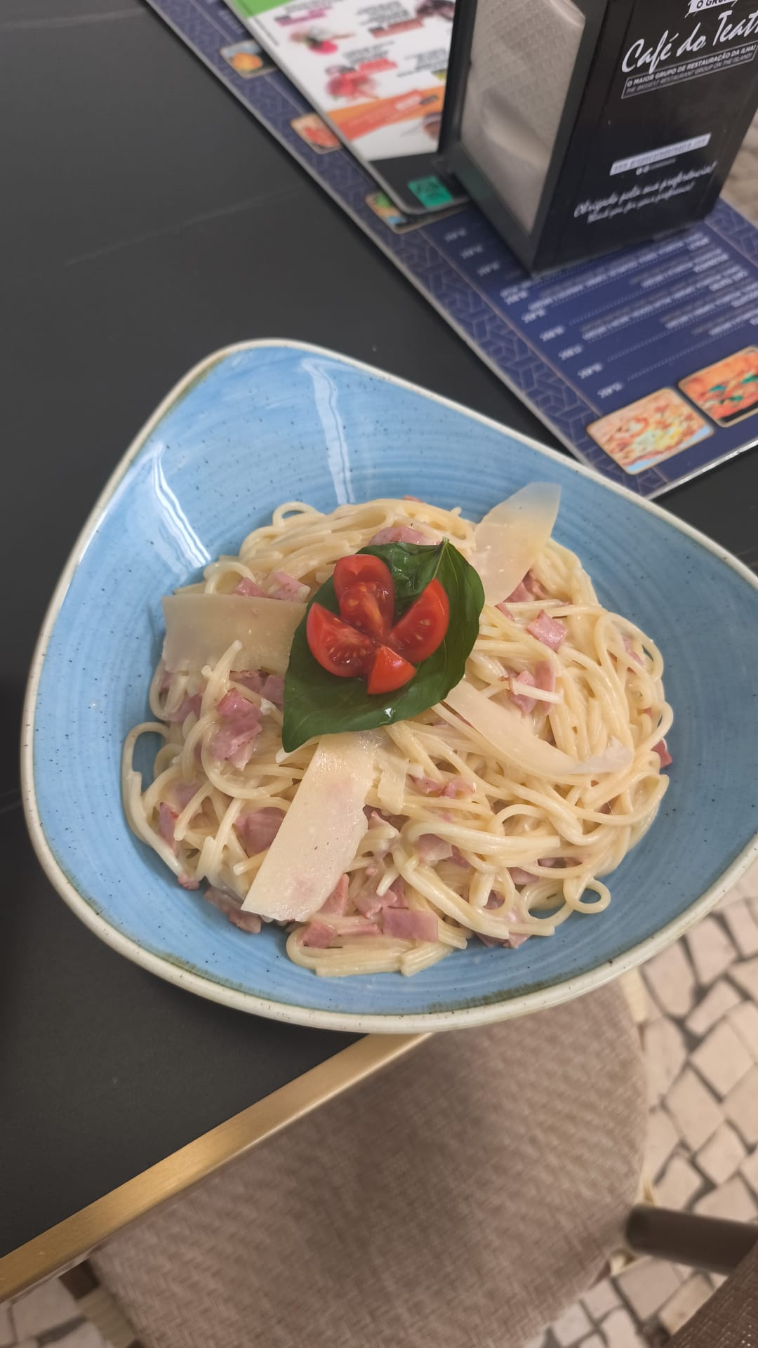 Espaguete à Carbonara