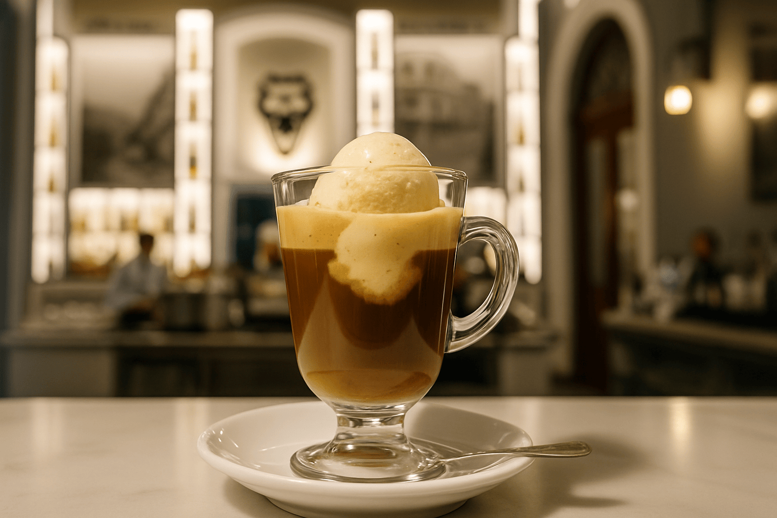 CAFÉ C/ 1 BOLA GELADO