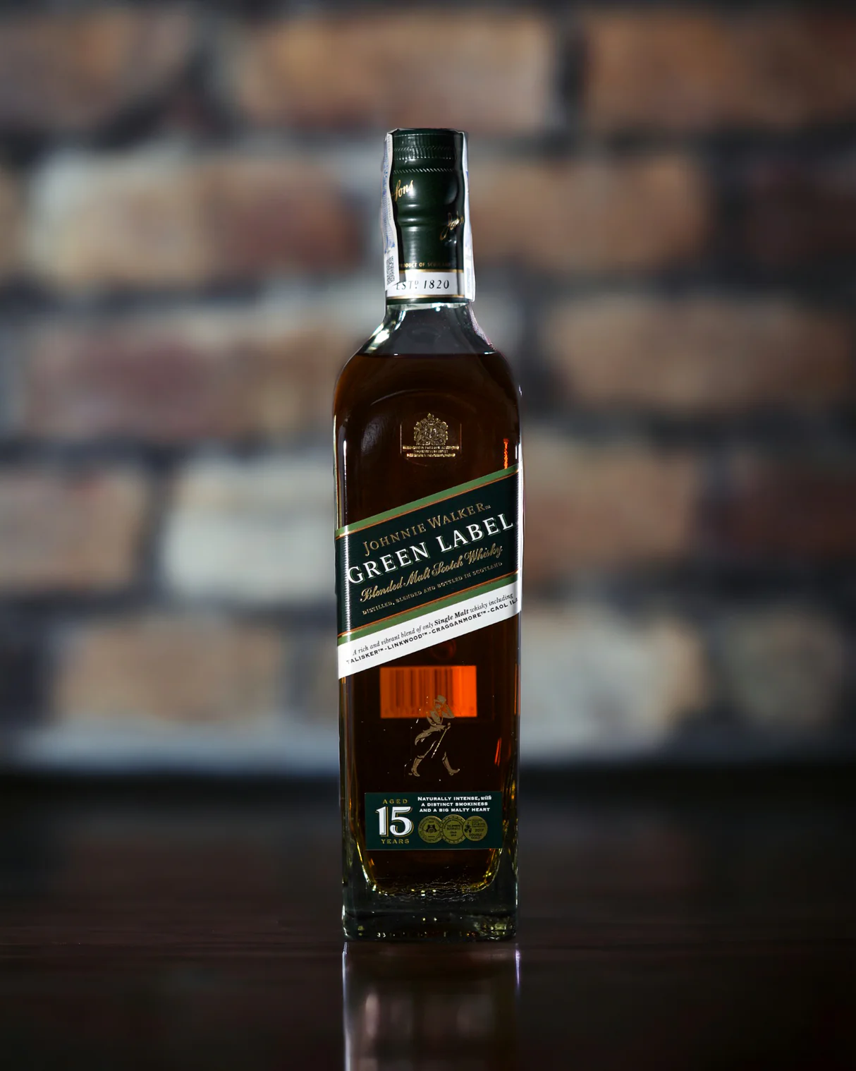 J.W. GREEN LABEL 15 YRS.