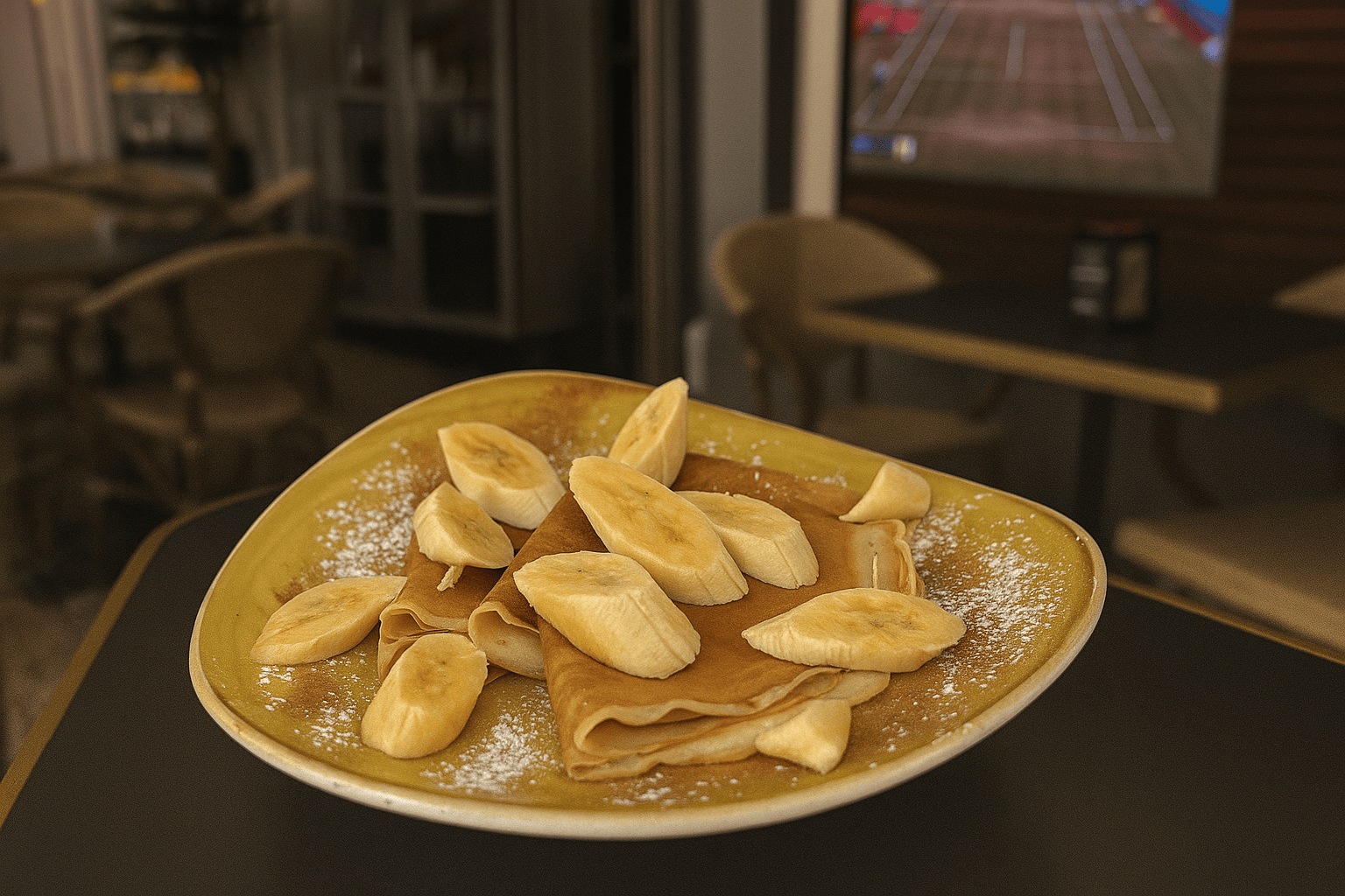 Crepe Banana E Chocolate