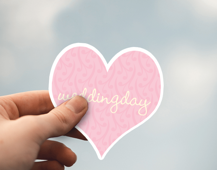 (38) Removable White Vinyl Semi-Glossy Die-Cut Sticker