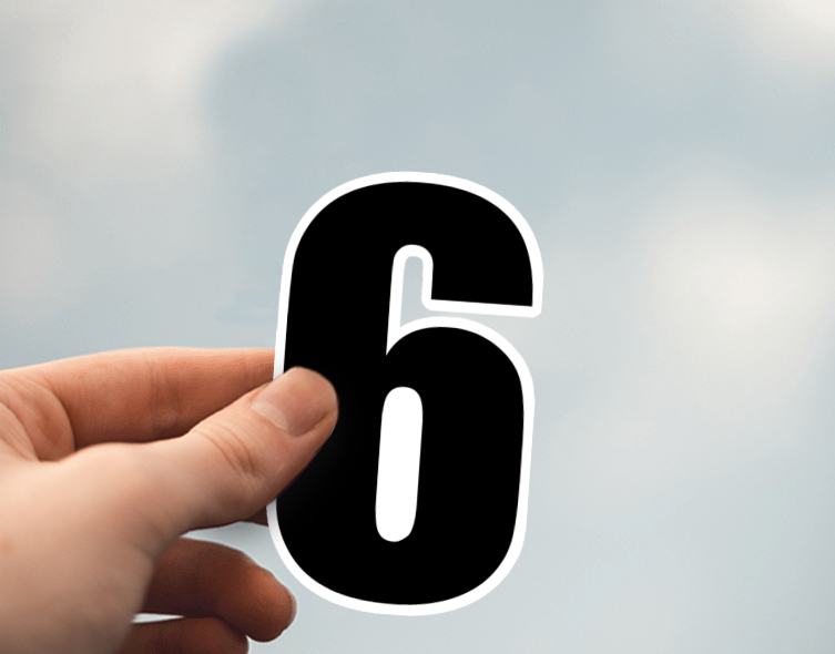 (38) Removable White Vinyl Semi-Glossy Die-Cut Sticker