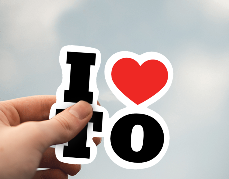 (38) Removable White Vinyl Semi-Glossy Die-Cut Sticker