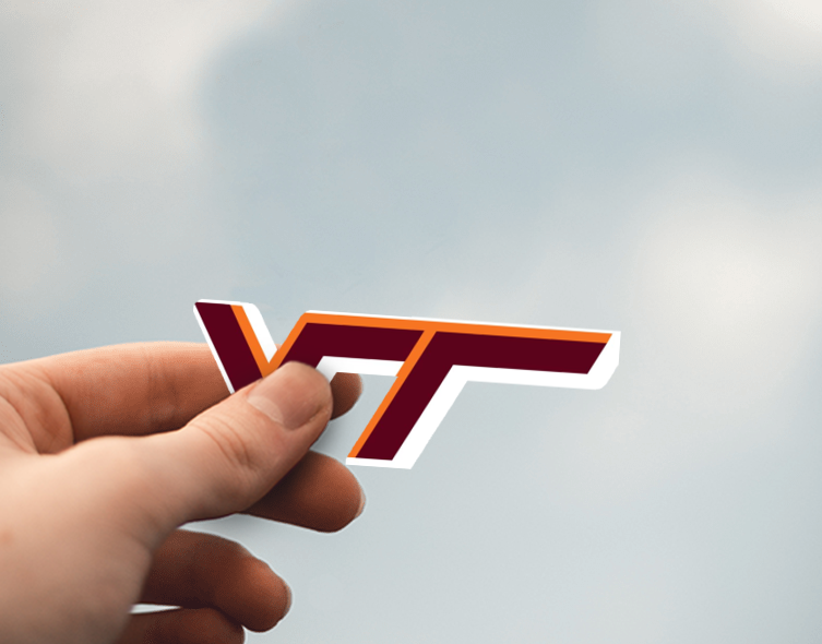 (38) Removable White Vinyl Semi-Glossy Die-Cut Sticker