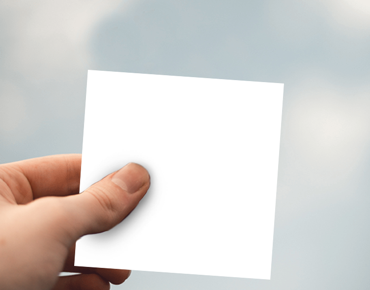 (38) Removable White Vinyl Semi-Glossy Die-Cut Sticker