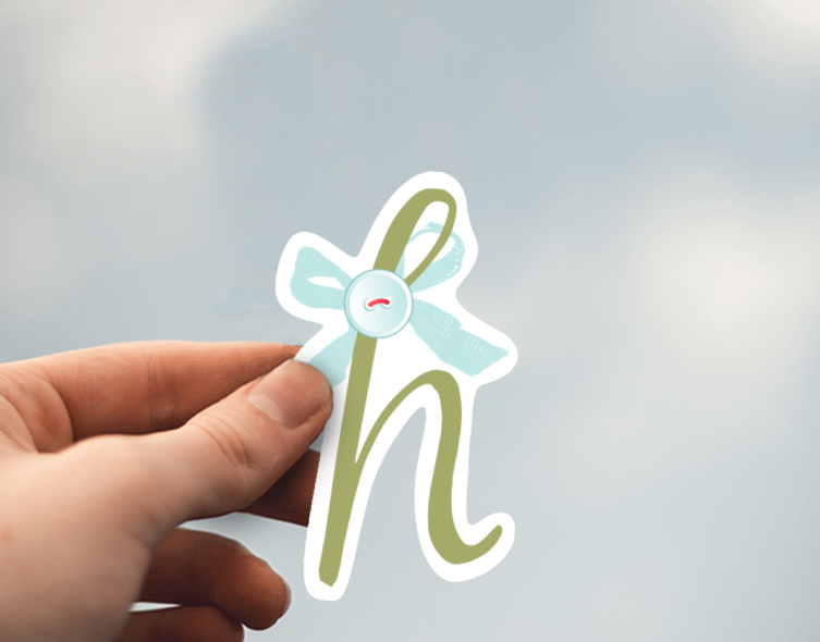 (38) Removable White Vinyl Semi-Glossy Die-Cut Sticker