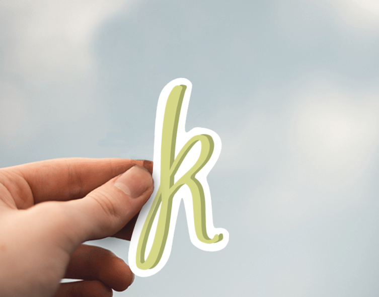 (38) Removable White Vinyl Semi-Glossy Die-Cut Sticker